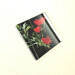 anemone deco square glass coaster diagonal surface view product image