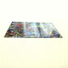 fritillary blue large rectangle glass worktop saver sharp angle view product image