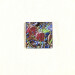 fritillary blue square glass coaster product image
