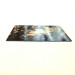 twilight hedge large rectangle glass worktop saver sharp angle view product image