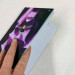 foxglove bumblebee pocket journal, hardback a5 lined notebook inside view