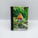 robin song pocket journal, hardback a5 lined notebook upright view